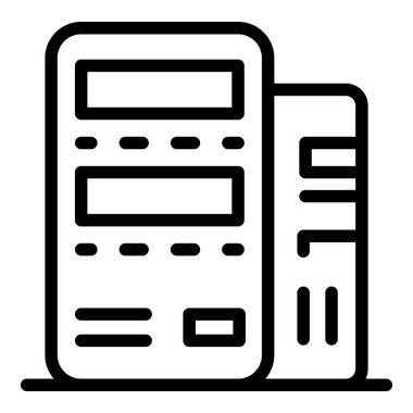 Modern sunucu simgesi, özet biçimi