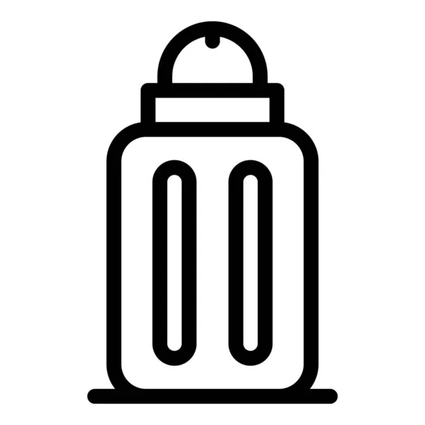 Salzkästchen-Symbol, Umrissstil — Stockvektor
