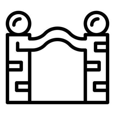 Tuğla kapılar simgesi, özet biçimi