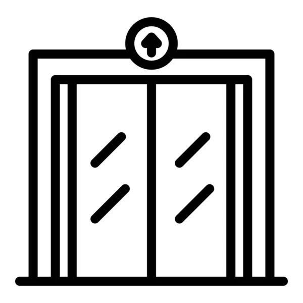 Groot lift icoon, outline stijl — Stockvector