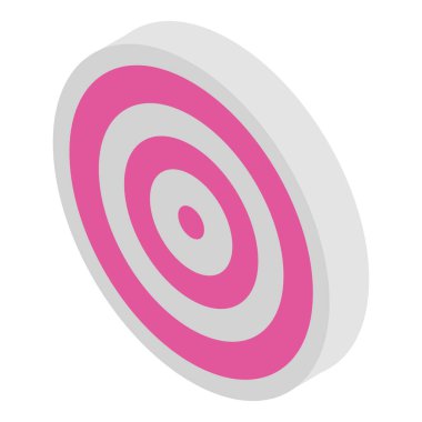 Kemer hedef simgesini, izometrik stili