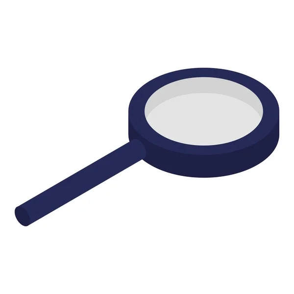 Home magnifier icon, isometric style — Stock Vector