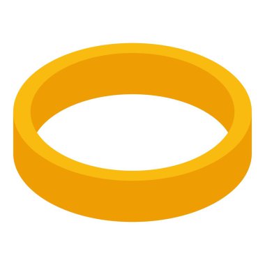 Altın yüzük simgesi, izometrik biçim