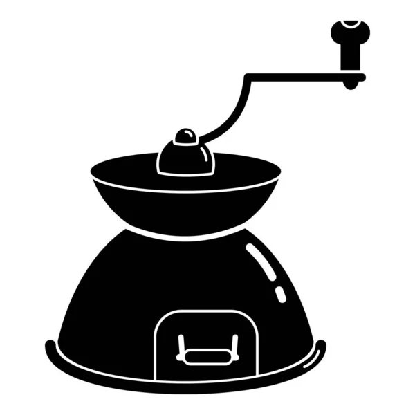 Hand Kaffeemühle Symbol, einfachen Stil — Stockvektor
