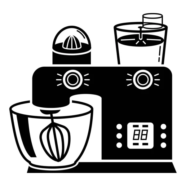 Icono de máquina de comida eléctrica, estilo simple — Archivo Imágenes Vectoriales