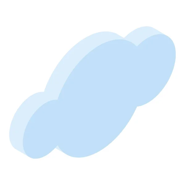 Icono de nube, estilo isométrico — Vector de stock