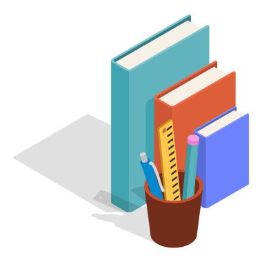 Kırtasiye simgesi, izometrik biçim