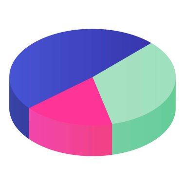 Pasta grafik simgesini, izometrik stili