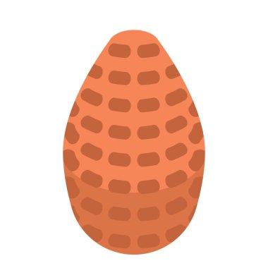 Sezon çam kozalağı simgesi, izometrik biçim