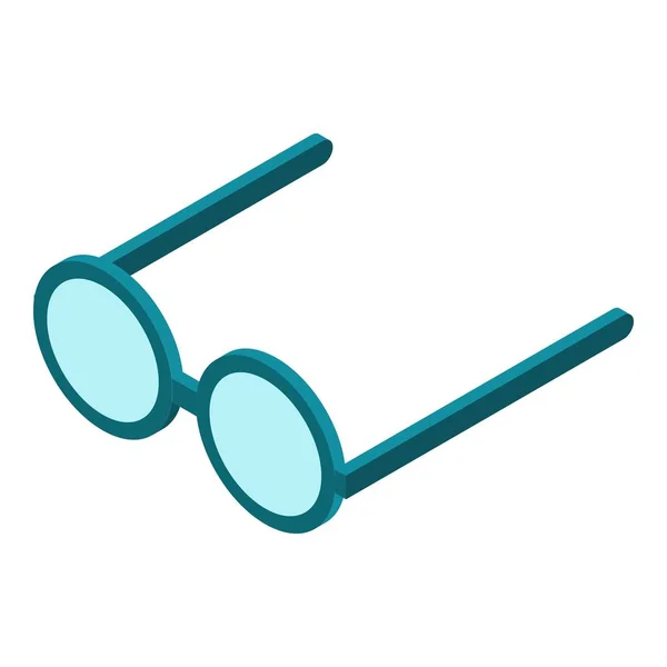 Icône de lunettes, style isométrique — Image vectorielle