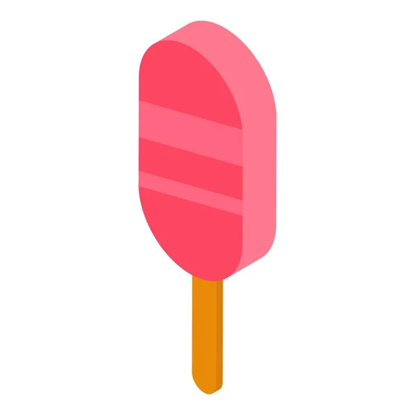 Lolly popsicle icon, isometric style — Stock Vector
