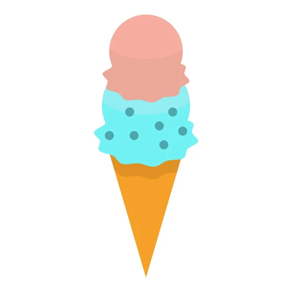 Shake ice cream icon, isometric style — Stock Vector