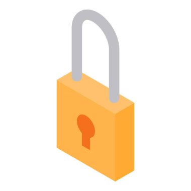 Asma kilit simgesi, biyometrik stil