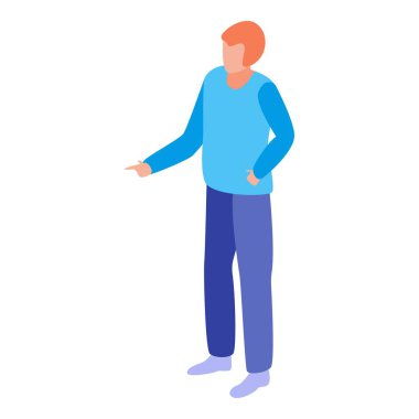 Gösterge adamı simgesi, izometrik biçim