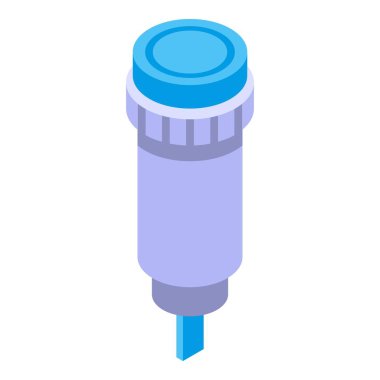 Kan testi simgesi, izometrik biçim