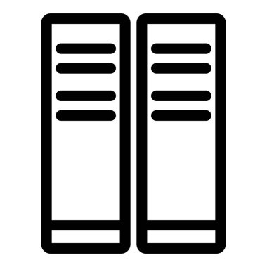 Kitap yığını simgesi, özet biçimi