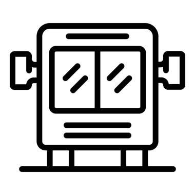 Okul servisi simgesi, özet biçimi