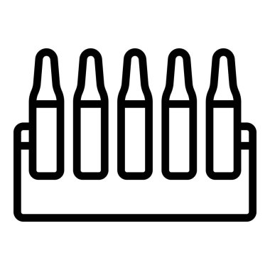 Tıbbi ampules simgesi, özet biçimi