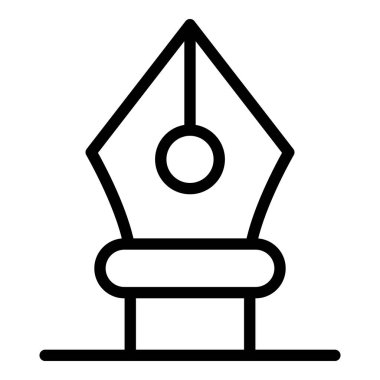 Mürekkep kalem simgesi, özet biçimi