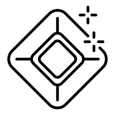 Jewel karat simgesi, taslak biçimi