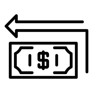 Nakit para trasnfer simgesi, özet biçimi