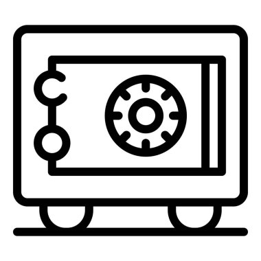 Para güvenliği simgesi, taslak biçimi