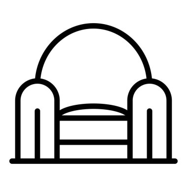 Ön simgede yumuşak sandalye, taslak biçimi