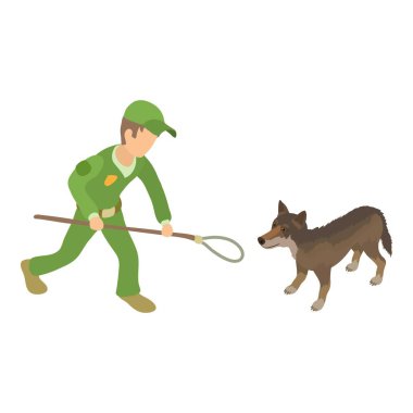 Köpek simgesi yakalama, izometrik biçim
