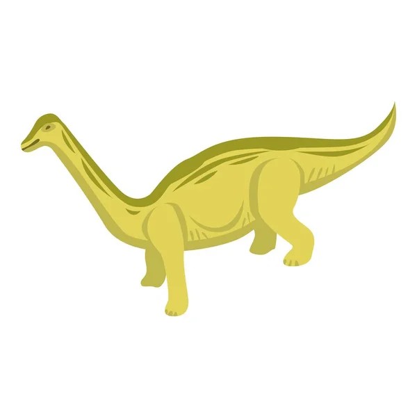 Травоядный образ динозавра, изометрический стиль — стоковый вектор