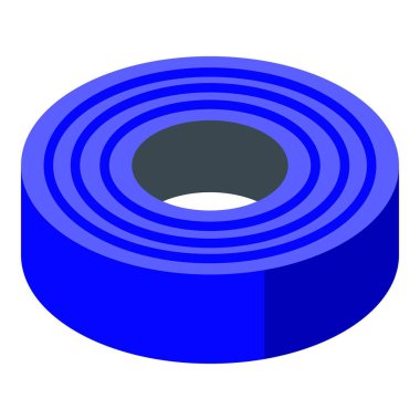 Kablo rulo simgesi, izometrik biçim