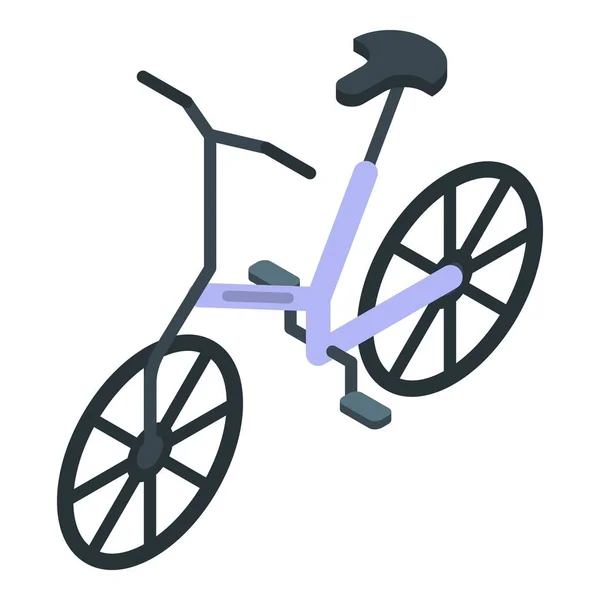 Electric bicycle icon, isometric style — Stock Vector