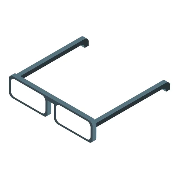 Ikone der Arztbrille, isometrischer Stil — Stockvektor
