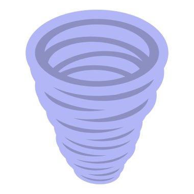 Güç tornado simgesi, izometrik biçim