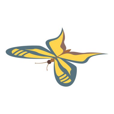 Çiçek kelebeği simgesi, izometrik biçim