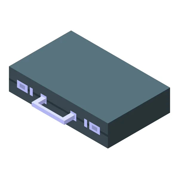 Money case icon, isometric style — 스톡 벡터