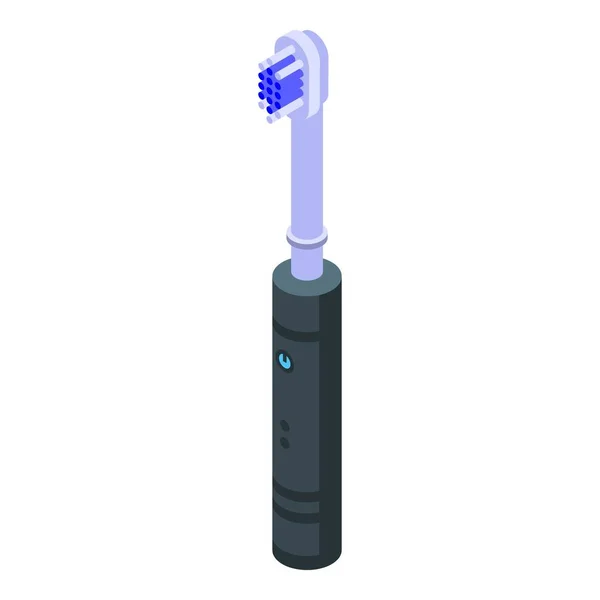 Elektryczna ikona szczoteczki do zębów, w stylu izometrycznym — Wektor stockowy