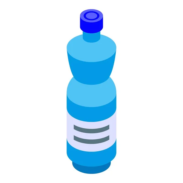 Иконка бутылки с водой, изометрический стиль — стоковый вектор
