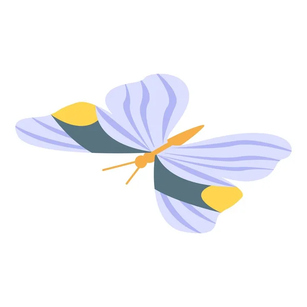 Икона садовой бабочки, изометрический стиль — стоковый вектор