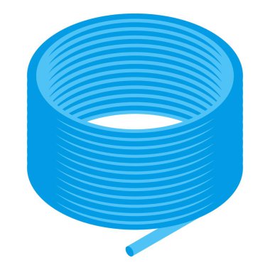 Yürüyüş ipi simgesi, izometrik biçim