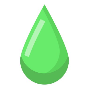 Aloe vera damla simgesi, izometrik biçim