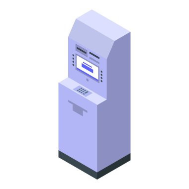 Sokak ATM simgesi, izometrik biçim