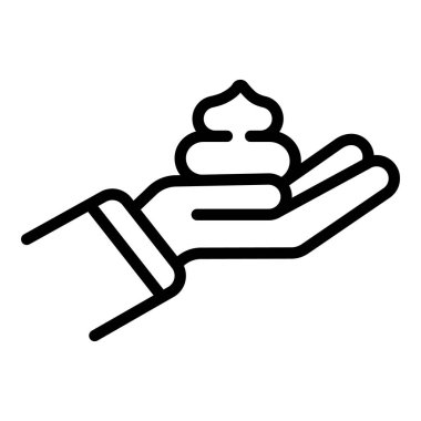 Tıraş köpüğü simgesi, özet biçimi