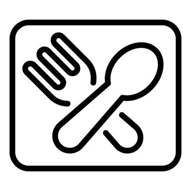 Bebek mutfağı simgesi, taslak biçimi