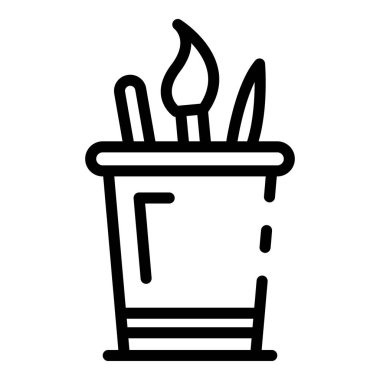 Kalem cam simgesi, taslak biçimi