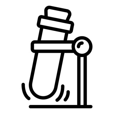 Taze kan testi tüpü simgesi, taslak biçimi