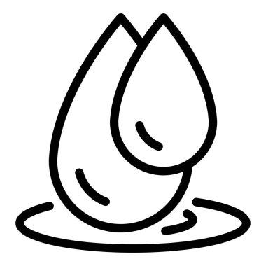 Kan damlaları simgesi, özet biçimi