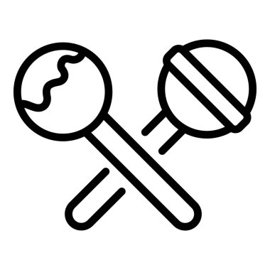 Çizilmiş lolipop simgesi, özet biçimi