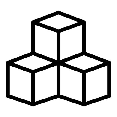 Şeker küpleri simgesi, özet biçimi