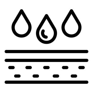 Su damlaları simge, özet biçimi
