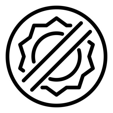 Yaz ikonunu durdur, taslak biçimi